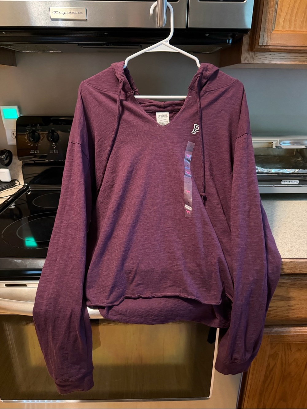 Women’s Hooded Victoria Secret Pullover- P Logo